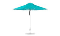Ledge Lounger Premier 11' octagon pool umbrella with Turquoise canopy