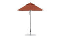 Ledge Lounger Premier 6.5' square pool umbrella with Terracotta canopy