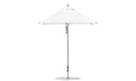Ledge Lounger Premier 6.5' square pool umbrella with White canopy