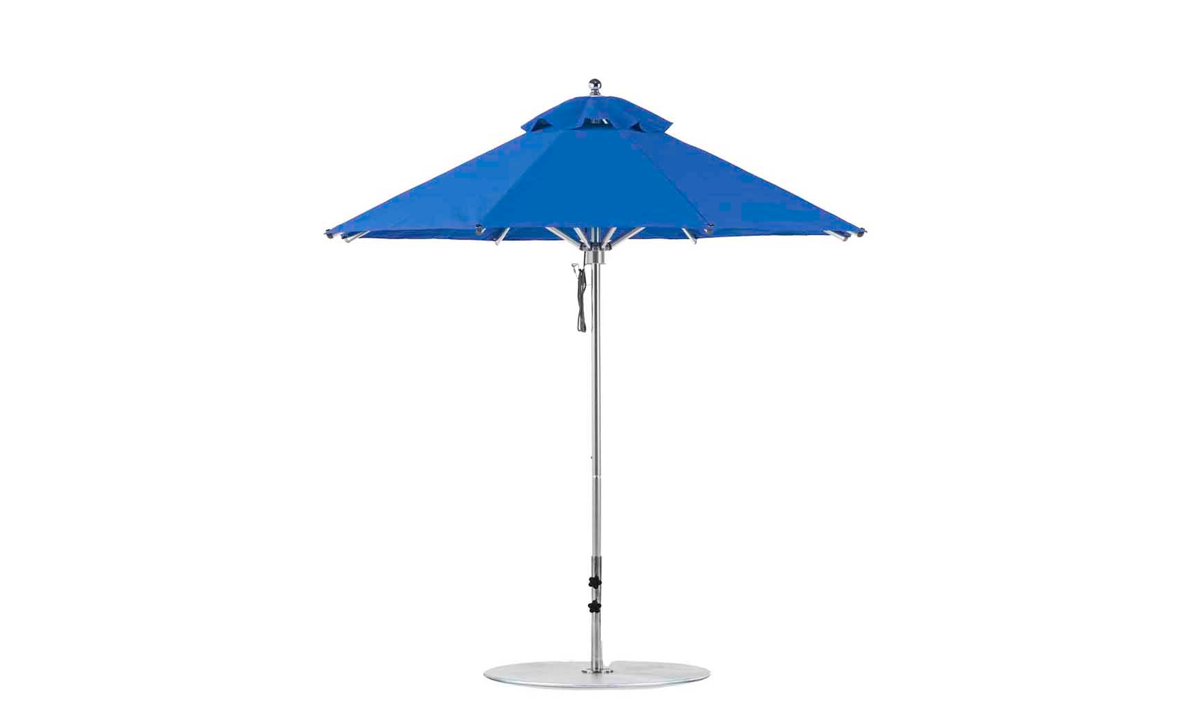 Ledge Lounger Premier 7.5' octagon pool umbrella with Pacific Blue canopy