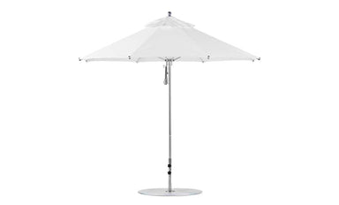 Ledge Lounger Premier 7.5' octagon pool umbrella with White canopy