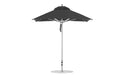 Ledge Lounger Premier 7.5' square pool umbrella with Black canopy