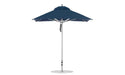 Ledge Lounger Premier 7.5' square pool umbrella with Captain Navy canopy