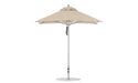 Ledge Lounger Premier 7.5' square pool umbrella with Linen canopy