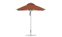 Ledge Lounger Premier 7.5' square pool umbrella with Terracotta canopy