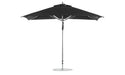 Ledge Lounger Premier 8.5' x 11' rectangle pool umbrella with Black canopy