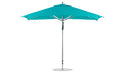Ledge Lounger Premier 8.5' x 11' rectangle pool umbrella with Turquoise canopy
