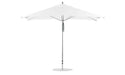 Ledge Lounger Premier 8.5' x 11' rectangle pool umbrella with White canopy