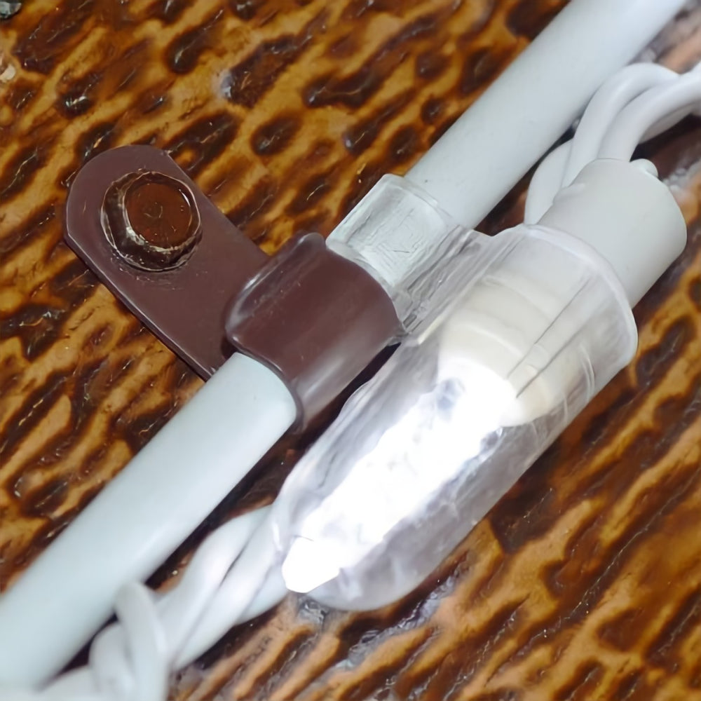 Brite Ideas Permanent Light Hooks Linkable Christmas Light Mounting Clips
