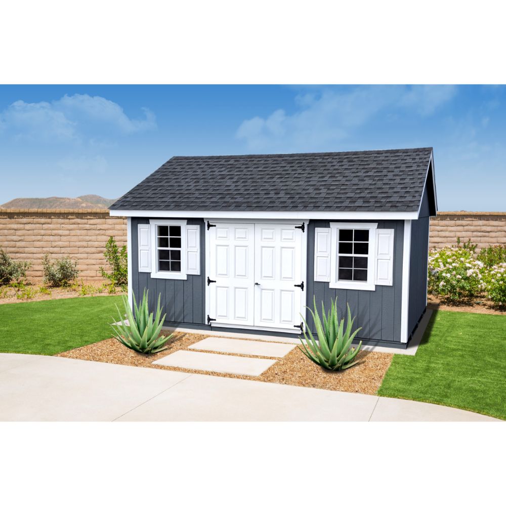 yard craft fairmont storage Shed_Kit_8x16_gray and white